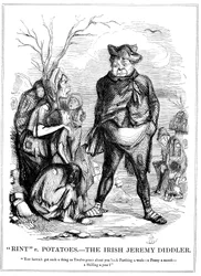 Rint v Batatas - O irlandês Jeremy Diddler, 1845