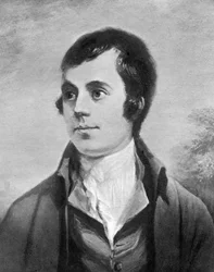 Robert Burns, poeta escocês, século XIX