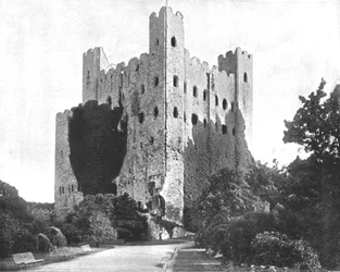 Castelo de Rochester, 1894.