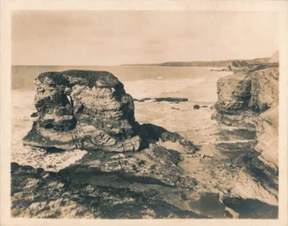 Rochas em Porth - Newquay, 1927