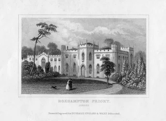 Priorado de Roehampton, Surrey, meados do século XIX