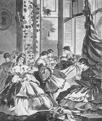 Papel das mulheres na guerra, 1861, 1938