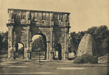 Roma - Arco de Constantino 315 dC, 1910