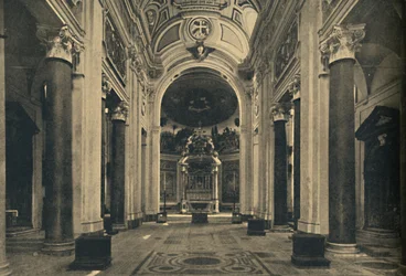 Roma - Interior da Basílica da Santa Cruz de Jerusalém, 1910
