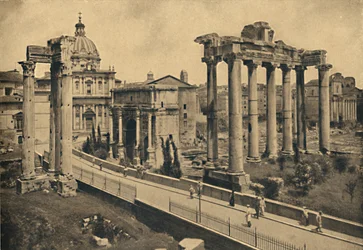 Roma - Fórum Romano, 1910