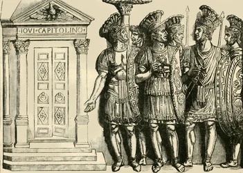 Soldados romanos, 1890.