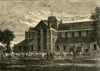 Abadia de Romsey, 1898.