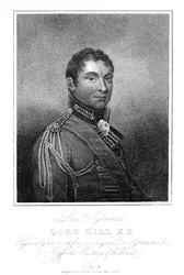 Rowland Hill, 1º Visconde Hill, soldado inglês, 1815
