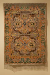 Tapete real com fios de seda e metal, 1600-1625.