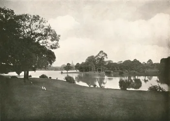 Royal Lakes, Rangum, 1900.