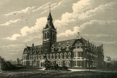 Royal Victoria Patiotic Asylum para meninas, c1878.