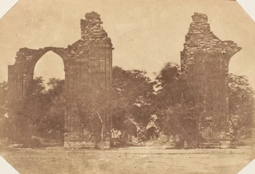 Ruínas em Old Delhi, 1850s.