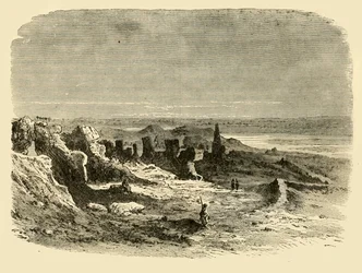 Ruínas em Sais, 1890.