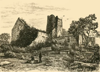 Ruínas perto de Rathmullen, 1898.