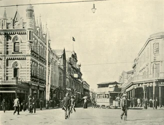 Rua Rundle, Adelaide, 1901.