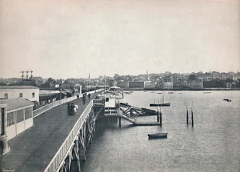 Ryde - vista do cais, 1895