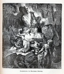 Sacrifício às deidades pagãs, 1882