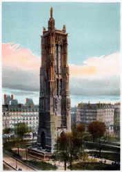 Torre Saint-Jacques, Paris, c1900