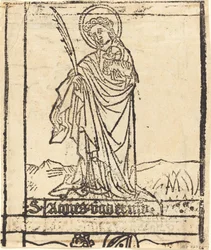 Santa Inês [verso], provavelmente 14601480.