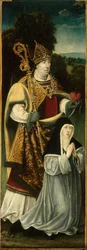 Santo Agostinho e uma Cônegoa Agostiniana, 152550.