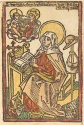 Santa Brígida, c. 14801500.