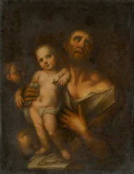 São José com o menino Jesus