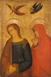 Santos João Evangelista e Maria Madalena, ca. 1335-45.