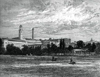 Obras de Saltaire, c1880