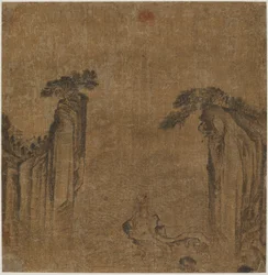 Saudando o nascer do sol sobre o mar, dinastia Ming, 1368-1644.