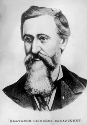 Salvador Cisneros Betancourt, marquês de Santa Lúcia 1828-1914, político cubano, c1910