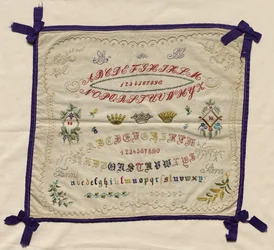 Sampler, 1870.