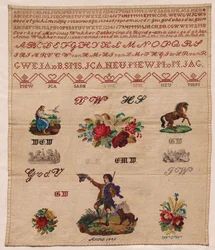 Sampler, 1882.