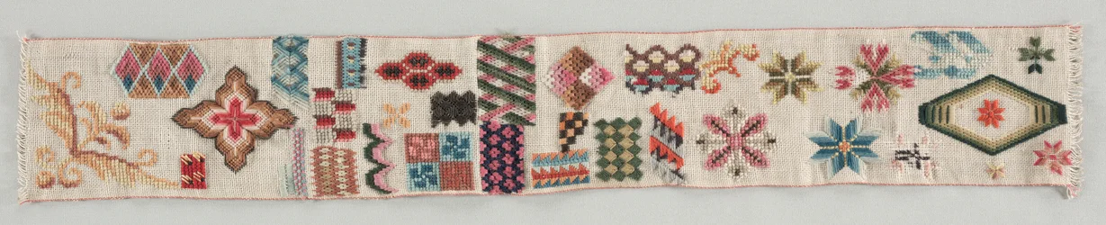 Sampler, c. 1850-1860s.