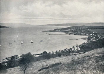 Sandbank - do leste, mostrando Sandbank e Kilmun, 1895