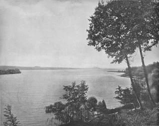 Saratoga Lake, Saratoga, Nova Iorque, c1897.