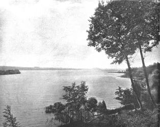 Saratoga Lake, Saratoga, Estado de Nova Iorque, EUA, c1900.