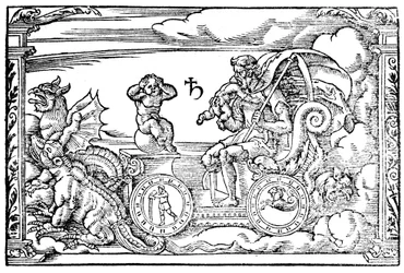 Saturno, deus romano do tempo, 1569
