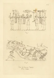 Fato militar saxão e normando da Tapeçaria Bayeux