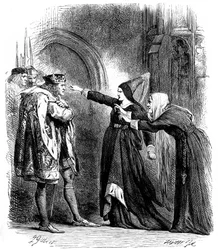 Cena de Shakespeares Ricardo III, 1591 c1858