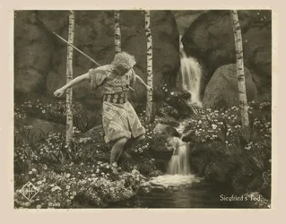 Cena do filme Die Nibelungen: Siegfried de Fritz Lang, 1924.