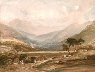 Cena em Glen Lochy, c1900.