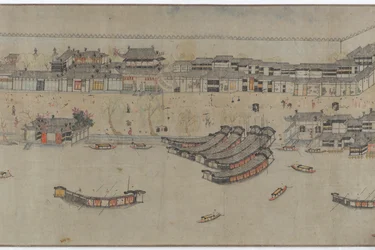 Atrações cênicas de West Lake, século XIV.