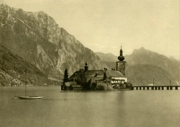 Castelo Ort, Traunsee, Alta Áustria, c1935.