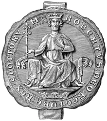 Selo de Robert Bruce, rei da Escócia, século XIV 1892