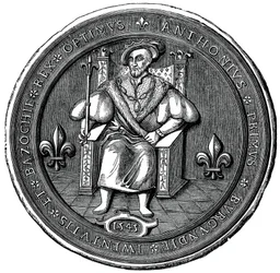 Selo do rei do Basoche, século XVI 1870