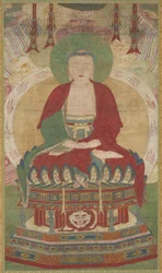 Amitabha sentado, entre o final do século XVI e o início dos anos 1600.