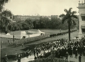 Segunda chegada de Lord Curzon à Casa do Governo, 1904, 1925.