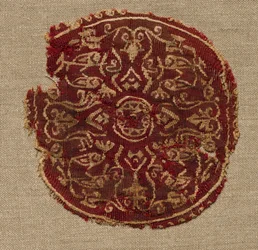 Segmento de uma túnica, meados dos anos 700 - meados dos anos 800.