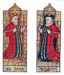 Sargentos da lei. Igreja Long Melford, Suffolk, 1903