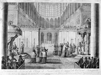 Serviço do Juramento do Clero da França, século XIX